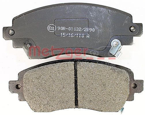 METZGER 1170824 Bremsbelagsatz, Scheibenbremse